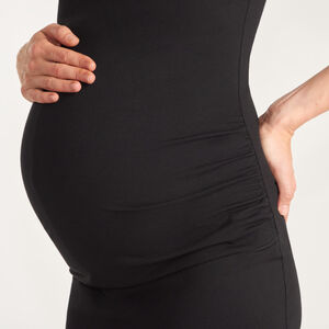 Ropa de tirantes larga de jersey para mujer embarazada 