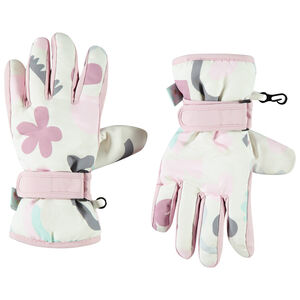 Paire de gants de ski imprimé arty pour fille  Main Paire de gants de ski imprimé arty pour fille