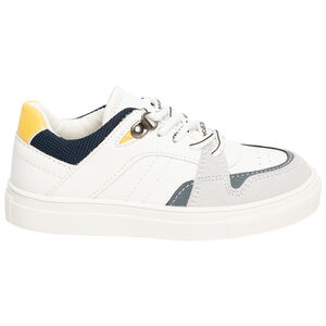 Zapatillas deportivas blancas con toques de color Main Zapatillas deportivas blancas con toques de color