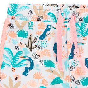 Short en algodón estampado all-over 
