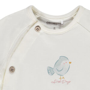 Conjunto 2 piezas efecto acolchado para bebé niña 