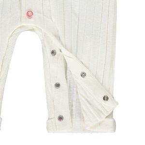 Pelele largo efecto canalé para niña 