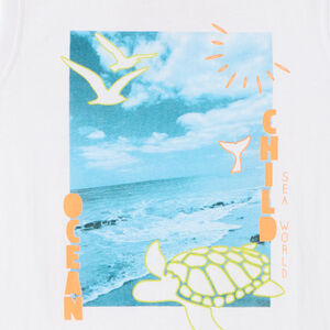 Playera de jersey con estampado para niño 