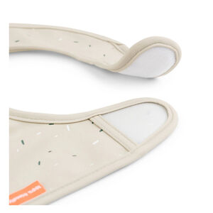 Lot de 2 bavoirs avec attache en velcro - Sable 