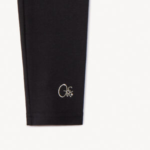 Lote de 2 leggings lisos para niña 