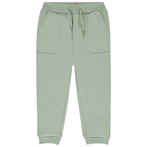 Chándal de punto piqué liso con bolsillos para bebé niño 