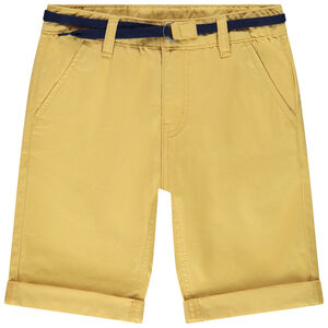 Bermudas lisas de sarga para niño 