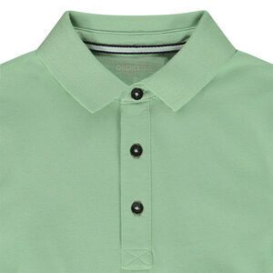 Polo liso de manga corta para niño 