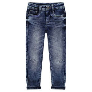 Jeans jogger efecto desgastado 