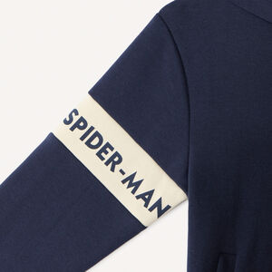 Chaleco con capucha con cremallera para niño divertido de Spider-Man Marvel 