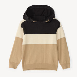 Sudadera con capucha de tricot para niño 