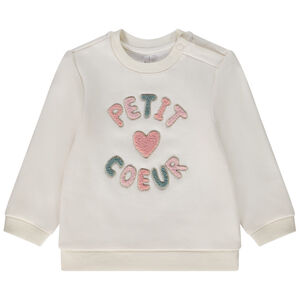 Sudadera de felpa con parches para bebé niña 