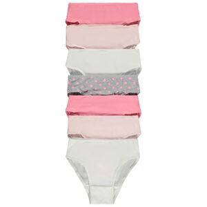 Pack de 7 braguitas de jersey para niña  Main Pack de 7 braguitas de jersey para niña