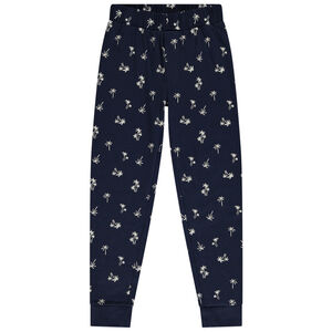Pijama de 2 piezas de punto jersey con estampado de palmeras niño 