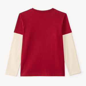 Camiseta de niño de manga larga efecto 2 en 1 Spider-Man Marvel 