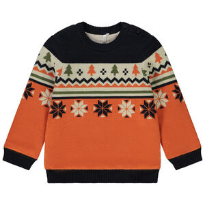 Jersey de punto con estampado fantasía para bebé niño 