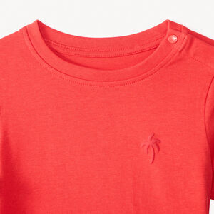 Lote de 3 camisetas de manga corta lisas para bebé niño 