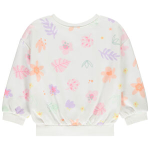 Sudadera de felpa con diseño niña 