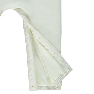 Combinaison longue en tricot jacquard pour bébé fille 