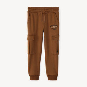 Pantalón de chándal de felpa forrado de terciopelo niño 