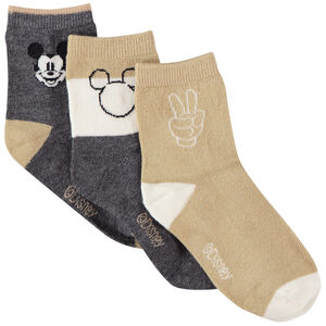 Lot de 3 paires de chaussettes Mickey Disney pour garçon Main Lot de 3 paires de chaussettes Mickey Disney pour garçon