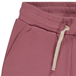 Pantalón jogging de felpa unicolor para niña 