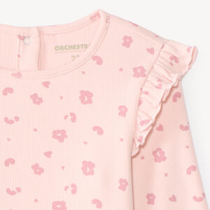 Camiseta de manga larga para niña con estampado divertido 