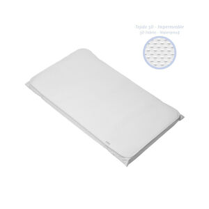 Protector colchon 3d-minicuna 46x82x1 cm liso e unico 