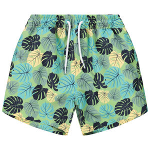 Bañador estampado de hojas para niño 