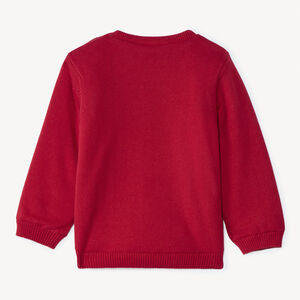 Jersey de Navidad de punto forrado de sherpa para bebé niño. 