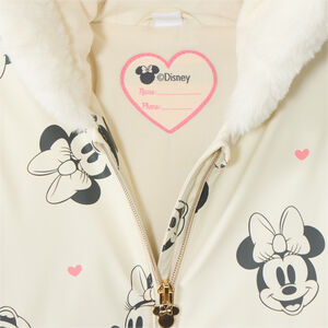 Parka con capucha divertida para bebé niña Minnie Disney 
