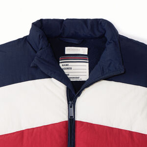 Chaleco acolchado sin mangas efecto color block para niño 