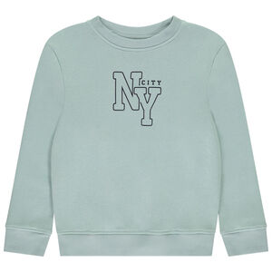 Sudadera de felpa estampada "NY city" para niño 