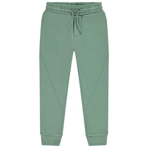 Pantalón jogging de felpa con cortes para niño 