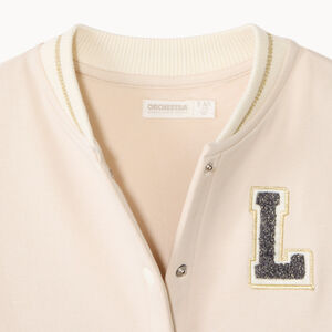 Gilet manches longues style teddy brodé pour fille   Main Gilet manches longues style teddy brodé pour fille