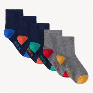 Pack de 5 pares de calcetines cortos para niño.  Main Pack de 5 pares de calcetines cortos para niño.
