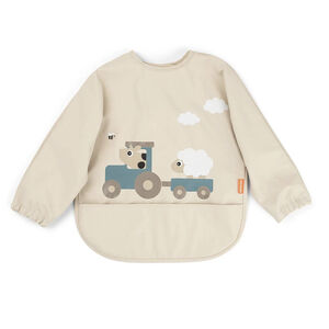 Babero impermeable con bolsillo y manga larga Tiny Farm arena 