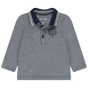 Polo de manga larga con estampado para bebé niño 