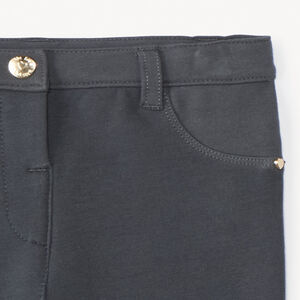 Jegging de felpa lisa niña 