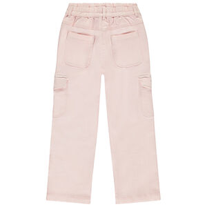 Jean overdyed grande con estilo cargo niña 