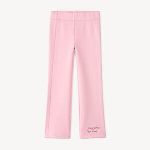 Leggings acampanados unicolor para niña 