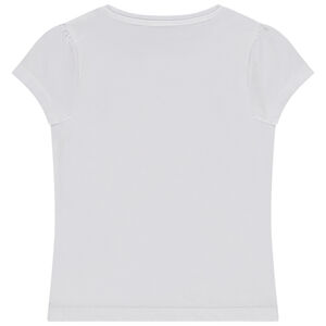 Camiseta manga corta estampado fantasía niña 