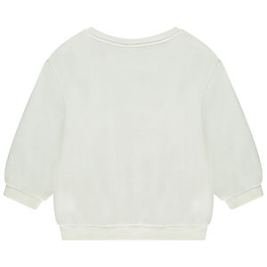 Sudadera oversize estampada para bebé niña 
