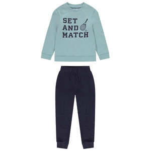 Ensemble sweat french terry + jogging pour garçon Main Ensemble sweat french terry + jogging pour garçon