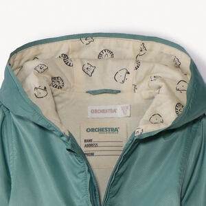 Cortavientos con 50% poliéster reciclado para bebé niño 