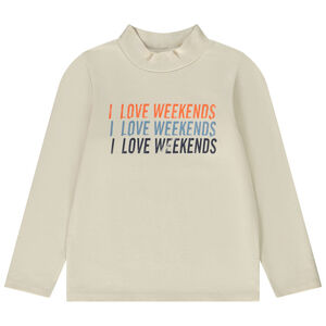 Camiseta de cuello alto con estampado fantasía para niño  Main Camiseta de cuello alto con estampado fantasía para niño