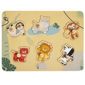 Puzzle de madera Happy Wild 6 piezas 