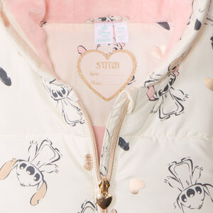 Chaleco acolchado sin mangas con estampado Stitch Disney para bebé niña 
