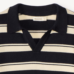 Jersey niño con cuello tipo polo estilo marinero 