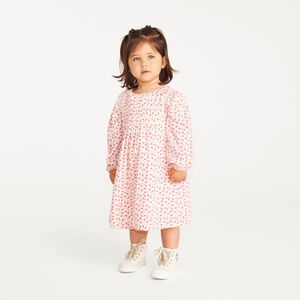 Ropa de bebé niña de manga larga con estampado floral 